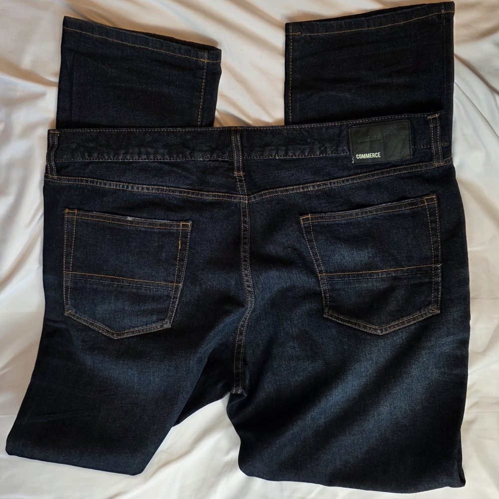 Commerce Slim Leg Dark Jeans Midnight Blue 38 X 32 NWT